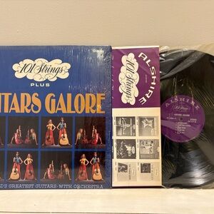 Vintage 1966 "101 Strings Plus Guitars Galore" LP Vinyl Record Album Alshire